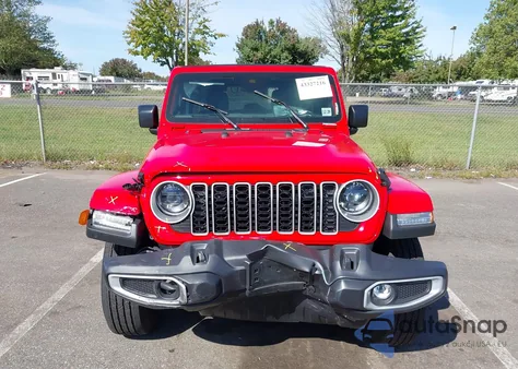 2025 Jeep Wrangler 4-Door Sahara 4X4 из США, поврежденный, VIN 1C4PJXEN8SW502960